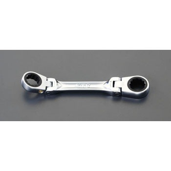 10x12mm 125mm ラチェットメガネ 首振り型 エスコ 両口めがねレンチ 通販モノタロウ Ea602cf 2