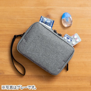 ガジェットポーチ(M、ネイビー) サンワダイレクト