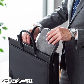 ガジェットポーチ(M、ネイビー) サンワダイレクト