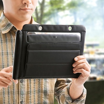 タブレットPC防水ケース(10.1型・スタンド機能付き) サンワダイレクト