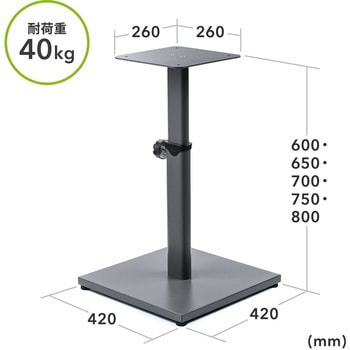 宅配ロッカー用設置台(高さ可動式) サンワダイレクト