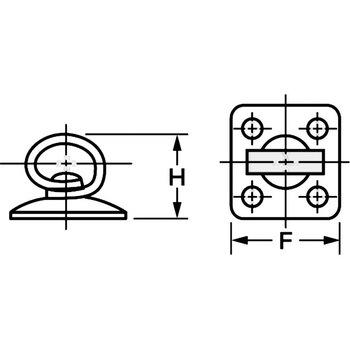 掛金(スティール・電気メッキ) エスコ