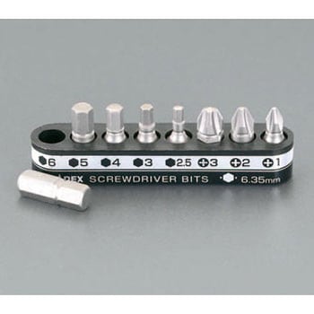 8本組/19mm [Hex +]ショートビット エスコ