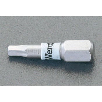 6.0x25mm [Hexagon]ドライバビット(ステンレス製) エスコ