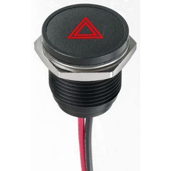 Q16F5BXXHR12E-313 Apem LED\ 16mm 12V dc APEM 50014993