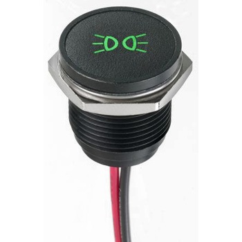 Q16F5BXXHG12E-398 Apem LED\ 16mm 12V dc APEM 50015343