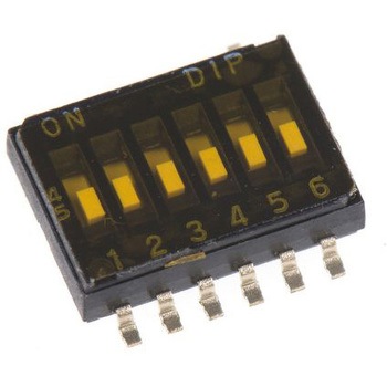 DHA-06T-Q Apem �f�B�b�v�X�C�b�` �t���b�V���X���C�h SPST APEM �\�ʎ��� �p�b�P�[�WDIP �R���^�N�g��i�d��(mA):25@24Vdc 50017145