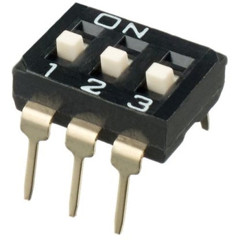 Apem ディップスイッチ 凸型アクチュエータスライド SPST APEM