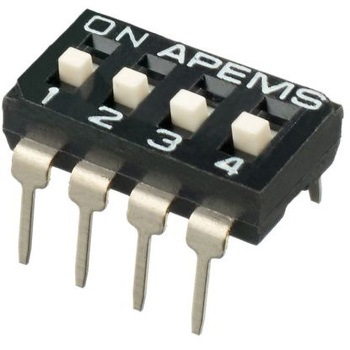 IKD0400101 Apem �f�B�b�v�X�C�b�` �ʌ^�A�N�`���G�[�^�X���C�h SPST APEM �p�b�P�[�WDIP 1�Z�b�g(42��) IKD0400101 50017486