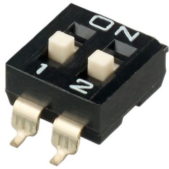 Apem ディップスイッチ 凸型アクチュエータスライド SPST APEM