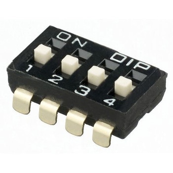 IKD0405100 Apem �f�B�b�v�X�C�b�` �ˏo�^�A�g�b�v�T�C�h���o�[ 4PST APEM �\�ʎ��� �p�b�P�[�WDIP 25mA 50017626