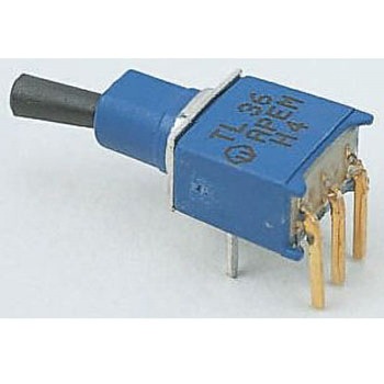 Apem トグルスイッチ ラッチ 単極単投(SPST) PCB APEM