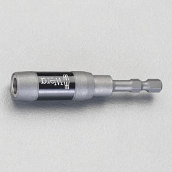 1/4"Hex/75mm ビットホルダー(インパクト用・Mag付) エスコ