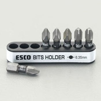25mm 6本組[+]ドライバービット(インパクト用) - エスコ