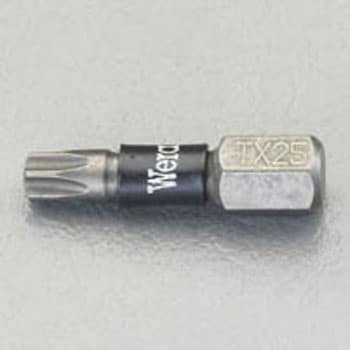 T25x25mm Torx ドライバービット インパクト用 エスコ ヘックスローブビット 通販モノタロウ Ea611md 25