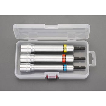 3本組 ロング電ドルソケットセット エスコ