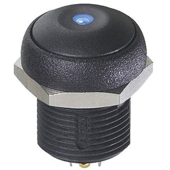 IRR3S422LOB Apem �����{�^���X�C�b�` 200 mA @ 48 V dc ���[�����^�� �p�l���}�E���g APEM 50022456