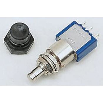 Apem 押しボタンスイッチ 400 mA @ 20 V モーメンタリ パネルマウント 双極双投(DPDT) APEM