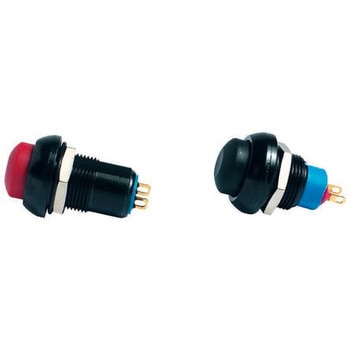 Apem 押しボタンスイッチ 5 A @ 28 V dc モーメンタリ パネルマウント 1極オン / オフスイッチ APEM