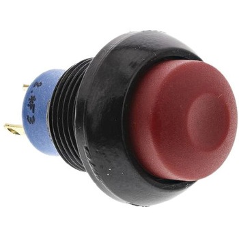 Apem 押しボタンスイッチ 5 A @ 28 V dc モーメンタリ パネルマウント 1極オン / オフスイッチ APEM