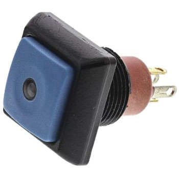 Apem 押しボタンスイッチ 5 A @ 28 V dc モーメンタリ パネルマウント 赤 APEM