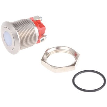 AV09C7L3D9406K Apem 押しボタンスイッチ 200 mA @ 6 V ac/dc 50 mA @ 24 V ac/dc パネルマウント 緑 APEM 50024425