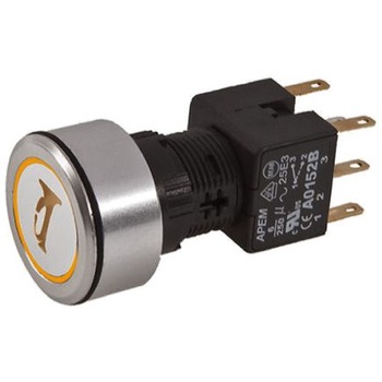 A1PCA1Y218K303 Apem {^XCb` 6 A @ 250 V ac [^ pl}Eg APEM 50024583