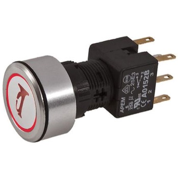 A1PCA1Y218K103 Apem {^XCb` 6 A @ 250 V ac [^ pl}Eg APEM 50024784