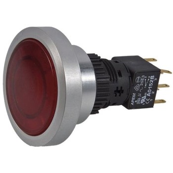 Apem 押しボタンスイッチ 6 A @ 250 V ac モーメンタリ パネルマウント APEM