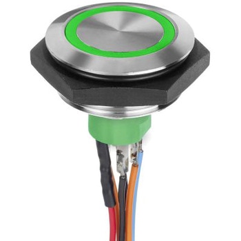 Apem 照光式押しボタンスイッチ 1 A モーメンタリ パネルマウント APEM