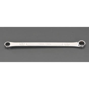 12x14mm/224mm 両口めがねレンチ(ストレート型) - エスコ