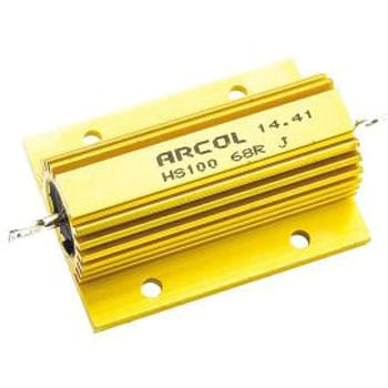 Arcol 大電力用 メタルクラッド抵抗器 100W 68Ω ARCOLECTRIC