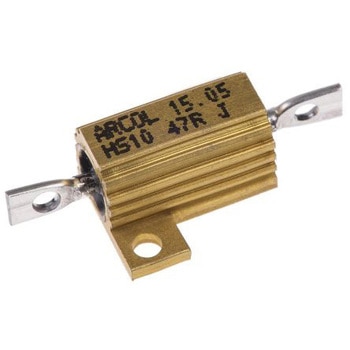 Arcol 大電力用 メタルクラッド抵抗器 10W 47Ω ARCOLECTRIC