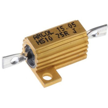 Arcol 大電力用 メタルクラッド抵抗器 10W 75Ω ARCOLECTRIC