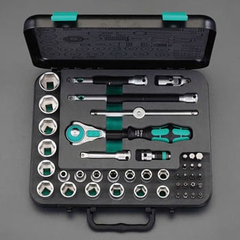 3/8"DR ソケットレンチセット(ZYKLOP) エスコ