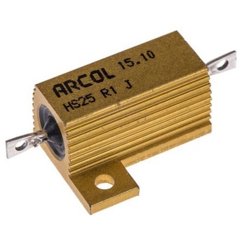 Arcol 大電力用 メタルクラッド抵抗器 25W 100mΩ ARCOLECTRIC