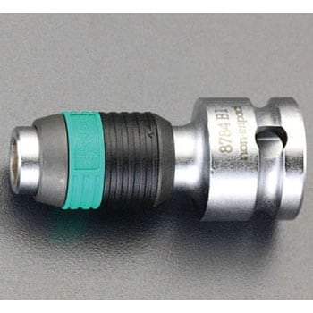 3/8"sqx44mm/1/4"Hex ビットホルダー(ZYKLOP) - エスコ