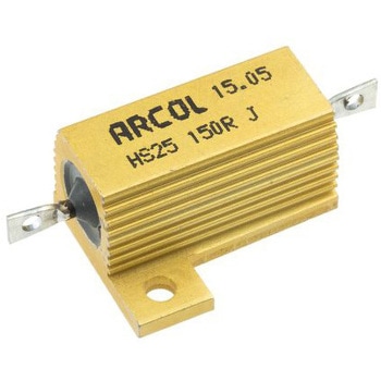 Arcol 大電力用 メタルクラッド抵抗器 25W 150Ω ARCOLECTRIC