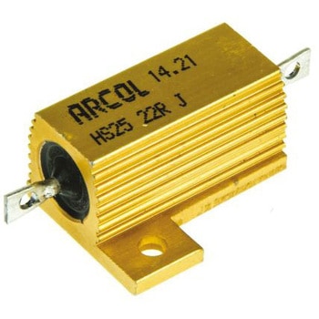 Arcol 大電力用 メタルクラッド抵抗器 25W 22Ω ARCOLECTRIC