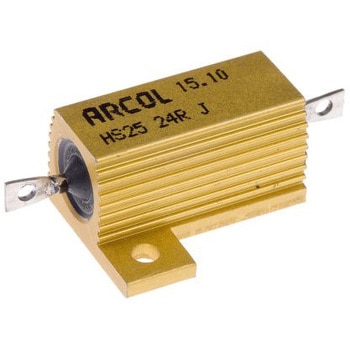 Arcol 大電力用 メタルクラッド抵抗器 25W 24Ω ARCOLECTRIC