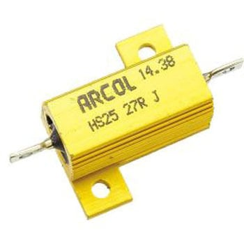 Arcol 大電力用 メタルクラッド抵抗器 25W 27Ω ARCOLECTRIC
