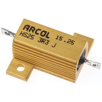 Arcol 大電力用 メタルクラッド抵抗器 25W 3.3Ω ARCOLECTRIC