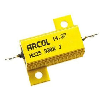 Arcol 大電力用 メタルクラッド抵抗器 25W 330Ω ARCOLECTRIC