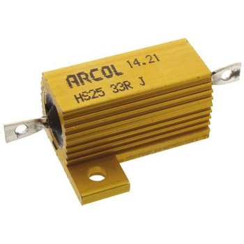 Arcol 大電力用 メタルクラッド抵抗器 25W 33Ω ARCOLECTRIC