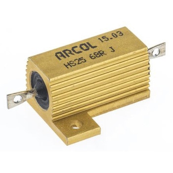 Arcol 大電力用 メタルクラッド抵抗器 25W 68Ω ARCOLECTRIC