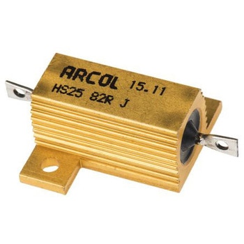 Arcol 大電力用 メタルクラッド抵抗器 25W 82Ω ARCOLECTRIC