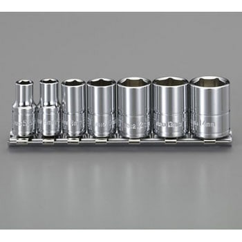 1/4"sq ソケットセット - エスコ