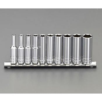 1/4"sq ディープソケットセット エスコ