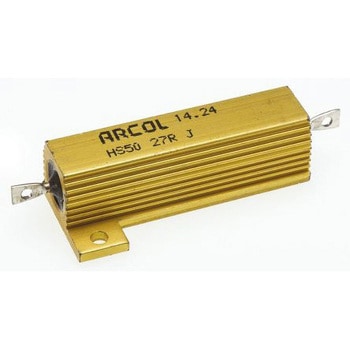 Arcol 大電力用 メタルクラッド抵抗器 50W 27Ω ARCOLECTRIC