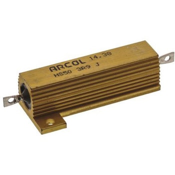 Arcol 大電力用 メタルクラッド抵抗器 50W 3.9Ω - ARCOLECTRIC